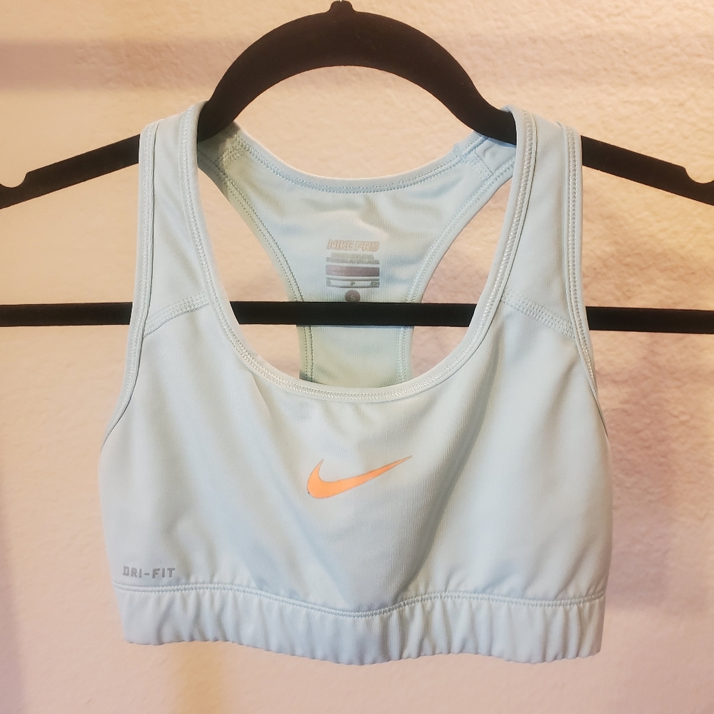Seafoam Green Nike Racerback Sports Bra